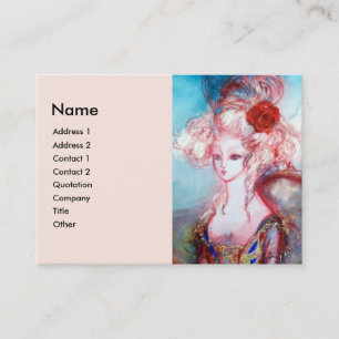 Tarjeta De Visita MADAME POMPADOUR, Belleza, Salón, Spa, Makeup Arti