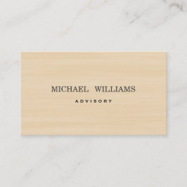 TARJETA DE VISITA MADERA