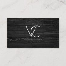 Madera negra minimal moderna