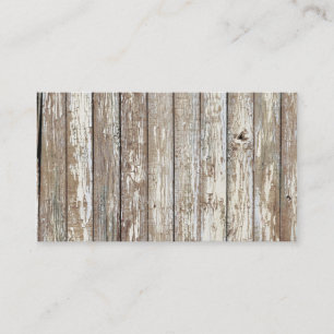 Tarjeta De Visita Madera resistida del granero