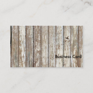 Tarjeta De Visita Madera resistida del granero