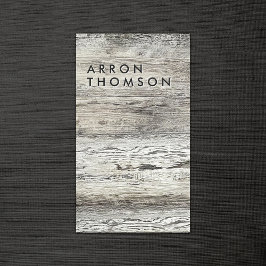 Tarjeta De Visita Madera Rusa