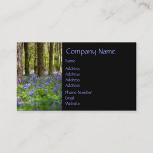 Tarjeta De Visita Maderas del Bluebell