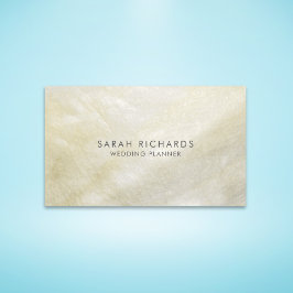 Tarjeta De Visita Madre crema de Pearl Elegant