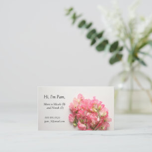 Tarjeta De Visita Madre de ramo rosa dulce