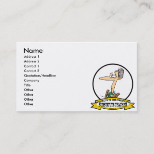 TARJETA DE VISITA MAESTRAS MUNDIALES MÁS SUSTITUIDAS PERSONALIZADO