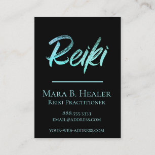 Tarjeta De Visita *~* Maestría de Reiki o profesional de la energía