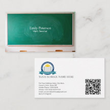 Maestría en escuelas de Chalkboard Verde con códig