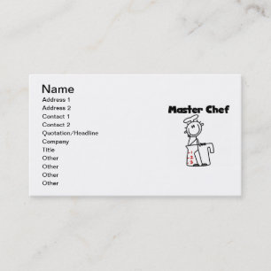 Tarjeta De Visita Maestro Chef