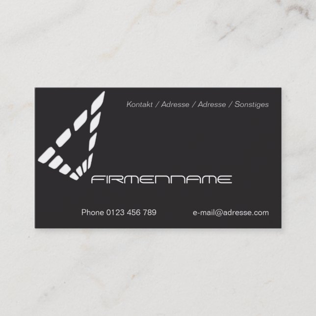 Tarjeta De Visita Maestro de baldosa (Anverso)