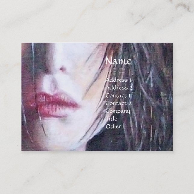 Tarjeta De Visita MAGDALEN Artista de maquillaje de salón de belleza (Anverso)