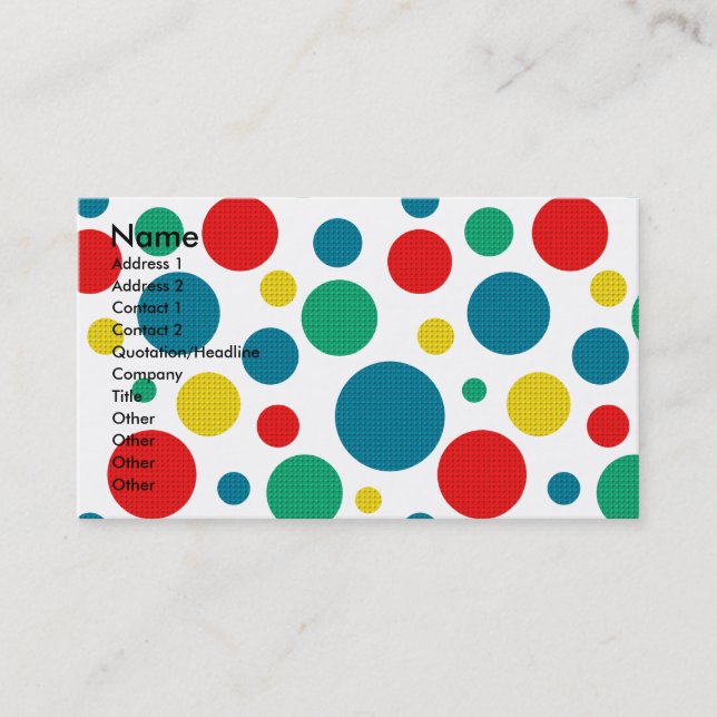 Tarjeta De Visita Magdalena del cumpleaños - GoldenDoodle (Anverso)