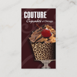 Tarjeta De Visita "Magdalenas de las costuras!" - Postres de lujo,