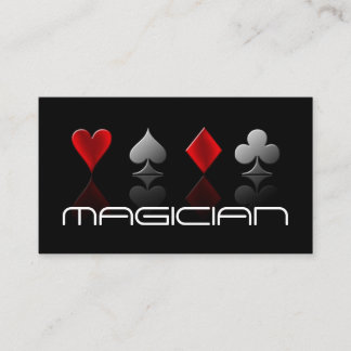Tarjeta De Visita Magia Magia cartas Poker Trick Entretenimiento