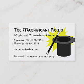 Tarjeta De Visita Magia Me/ Magiciano