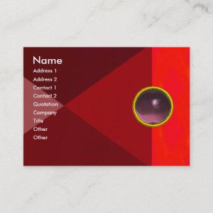 Tarjeta De Visita MAGIC AMETHYST , púrpura rosa rojo brillante brill