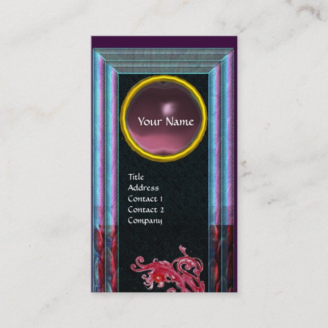 Tarjeta De Visita MAGIC BERRIES Gem MONOGRAM (Anverso)