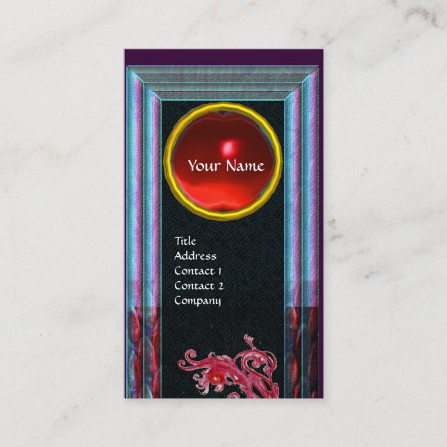 Tarjeta De Visita MAGIC BERRIES Gem MONOGRAM (Anverso)