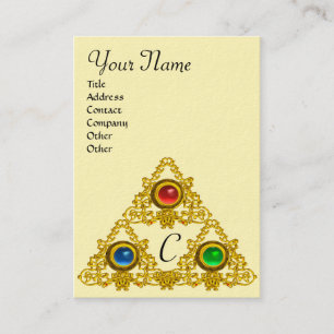 TARJETA DE VISITA MAGIC ELFIC TALISMAN MONOGRAM