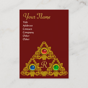 TARJETA DE VISITA MAGIC ELFIC TALISMAN MONOGRAM