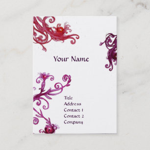 Tarjeta De Visita MAGIC SWIRL MONOGRAM zafiro