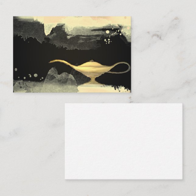 Tarjeta de visita mágica para humo de la lámpara G (Anverso / Reverso)