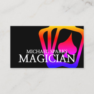 Tarjeta De Visita Magician, Casino, Poker, Distribuidor, Entretenimi