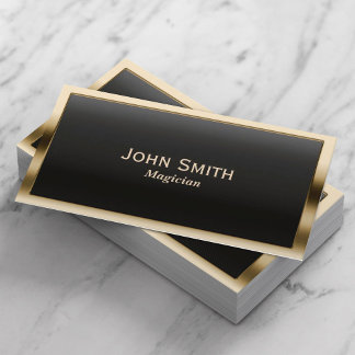 Tarjeta De Visita Magician de la frontera dorada real