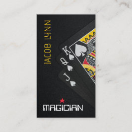 Tarjeta De Visita Magician Poker Business Card