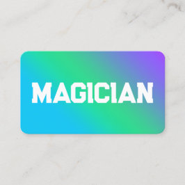Tarjeta De Visita Magiciano