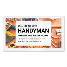 Tarjeta de visita Magnet: Servicios de Handyman