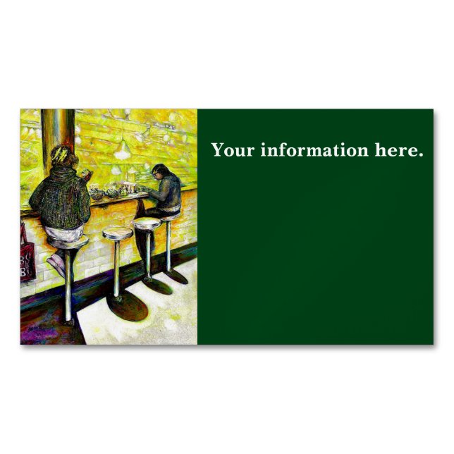 Tarjeta De Visita Magnética A Day Off from Crazy (Anverso)