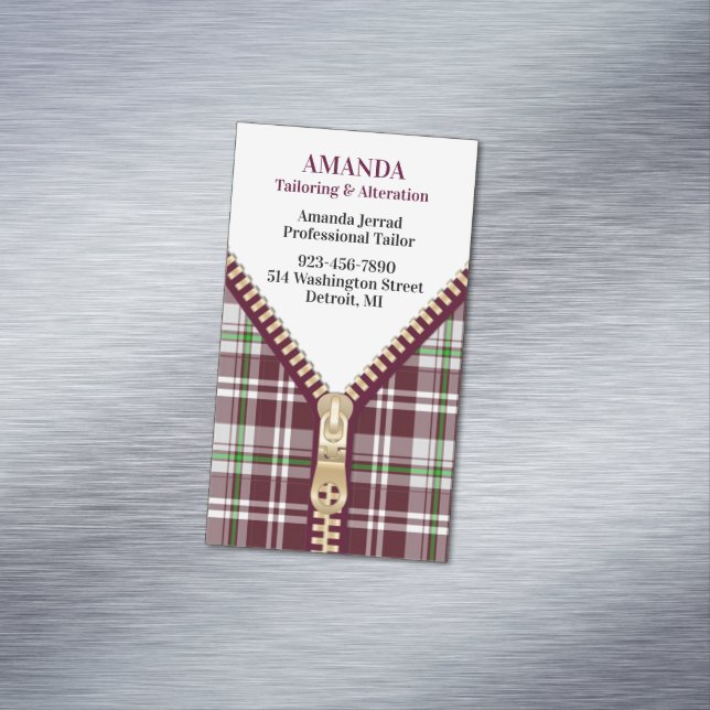 Tarjeta De Visita Magnética Adaptación a la moda (In Situ)