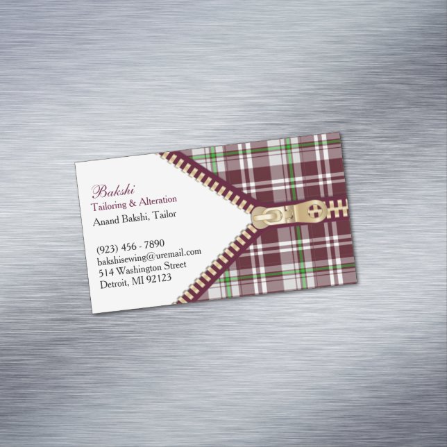 Tarjeta De Visita Magnética Adaptación a la moda (In Situ)