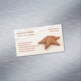 Tarjeta De Visita Magnética Agencia de viajes Starfish