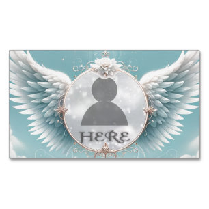 Tarjeta De Visita Magnética Agregar foto memorial personalizado