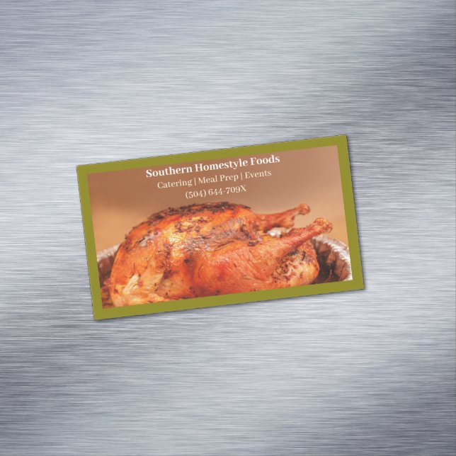 Tarjeta De Visita Magnética Alimentos preparados para carne turca de oliva cas (In Situ)