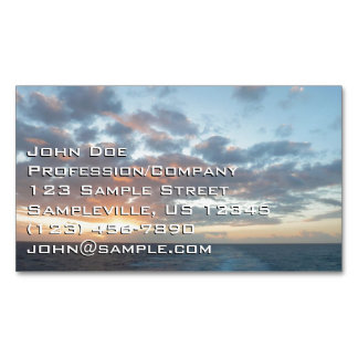 Tarjeta De Visita Magnética Amanecer en el mar I Pastel