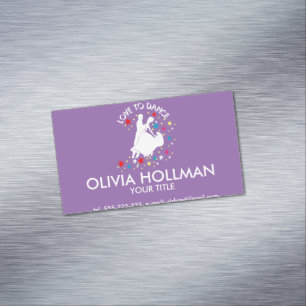 Tarjeta De Visita Magnética Amor por la danza