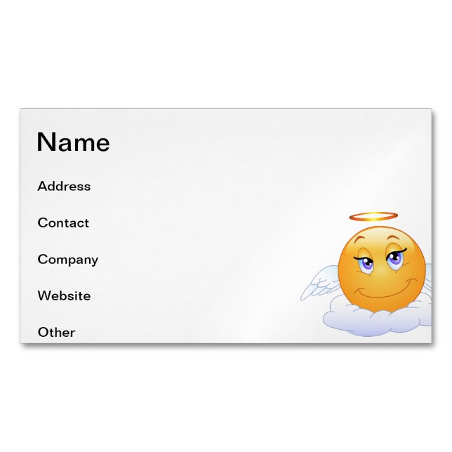 Tarjeta De Visita Magnética Ángel (Anverso)