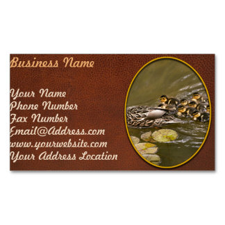 Tarjeta De Visita Magnética Animal - Ducks - Swim like a duck