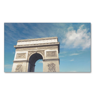 Tarjeta De Visita Magnética Arco de Triunfo París