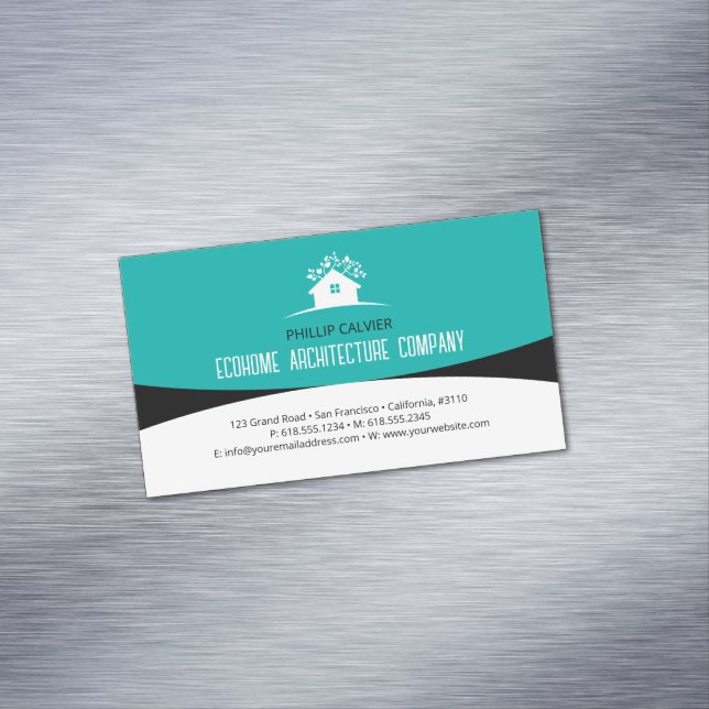 Tarjeta De Visita Magnética Arquitectura | Eco Home Architect (In Situ)