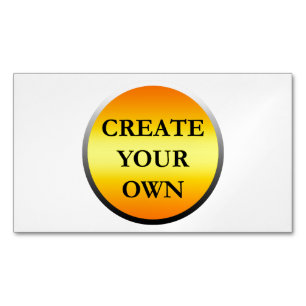 Tarjeta De Visita Magnética Arrastre y suelte aquí el logotipo Personalizado