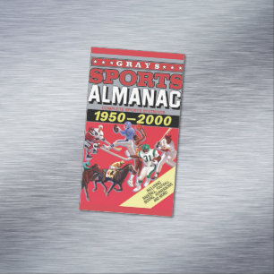 Tarjeta De Visita Magnética Arte de pared de metal Almanaque deportivo