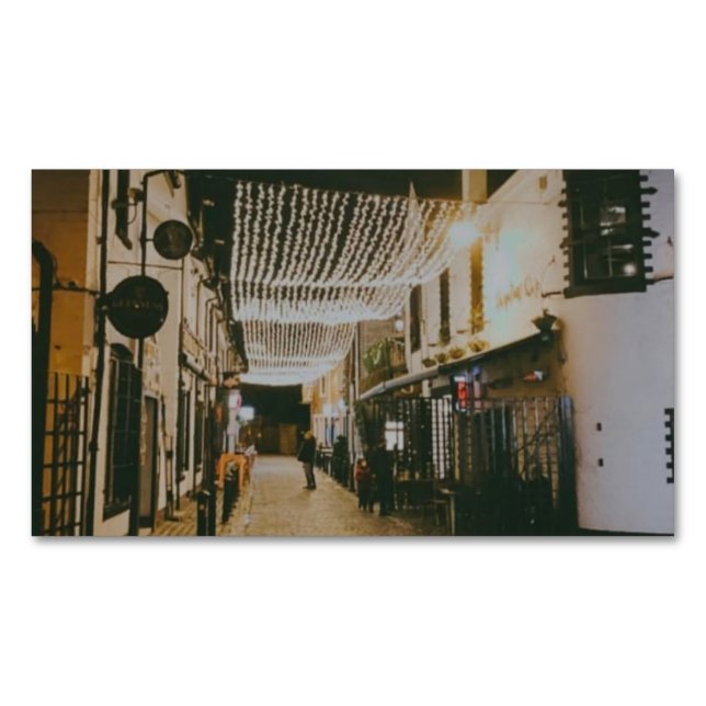 Tarjeta De Visita Magnética Ashton Lane, Glasgow, Escocia (Anverso)