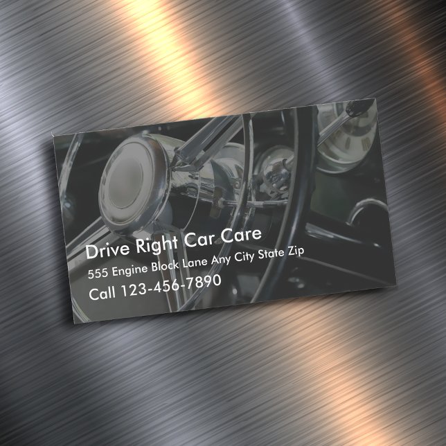Tarjeta De Visita Magnética Automotivo (Subido por el creador)