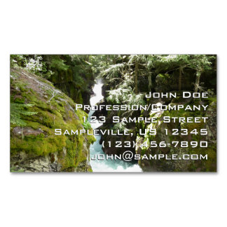 Tarjeta De Visita Magnética Avalanche Gorge II en el Parque Nacional Glacier