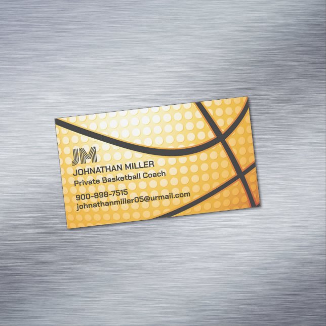 Tarjeta De Visita Magnética Baloncesto (In Situ)