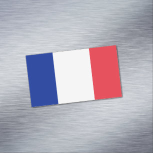 Tarjeta De Visita Magnética Bandera de Francia